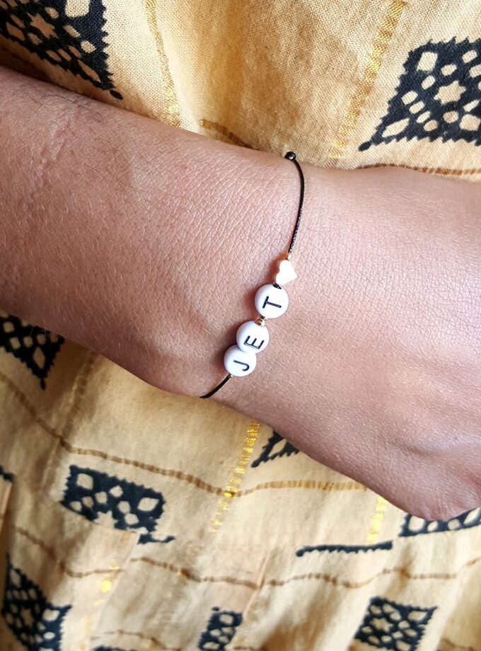 Les mots d'amour - Bracelet lettres