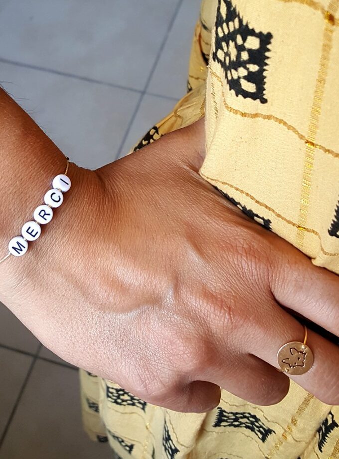 Les mots d'amour - Bracelet lettres