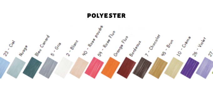 Les petits bracelets Polyester - modèle Baguette magique