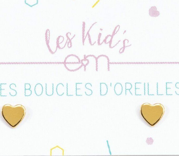 Boucles d'oreilles enfant Tiny Heart