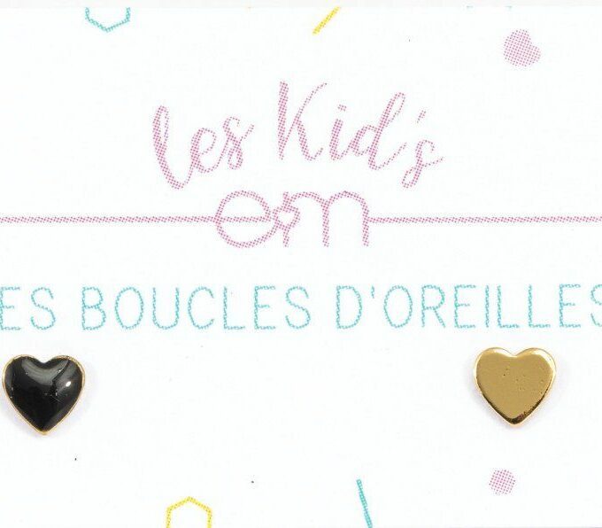 Boucles d'oreilles enfant Tiny Heart