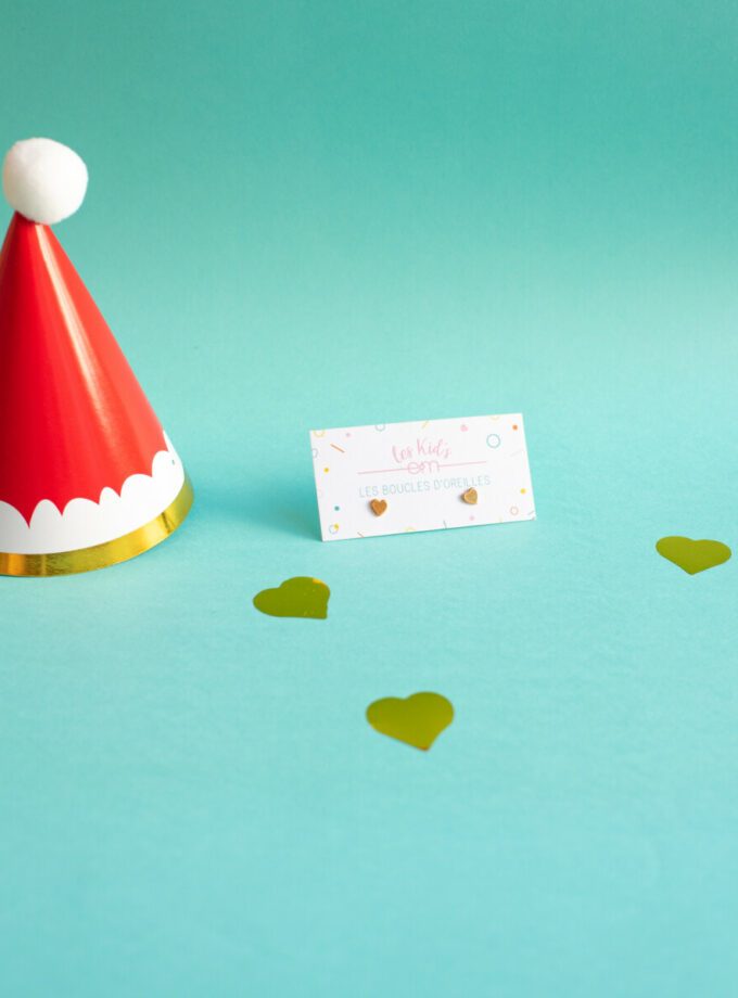 Boucles d'oreilles enfant Tiny Heart