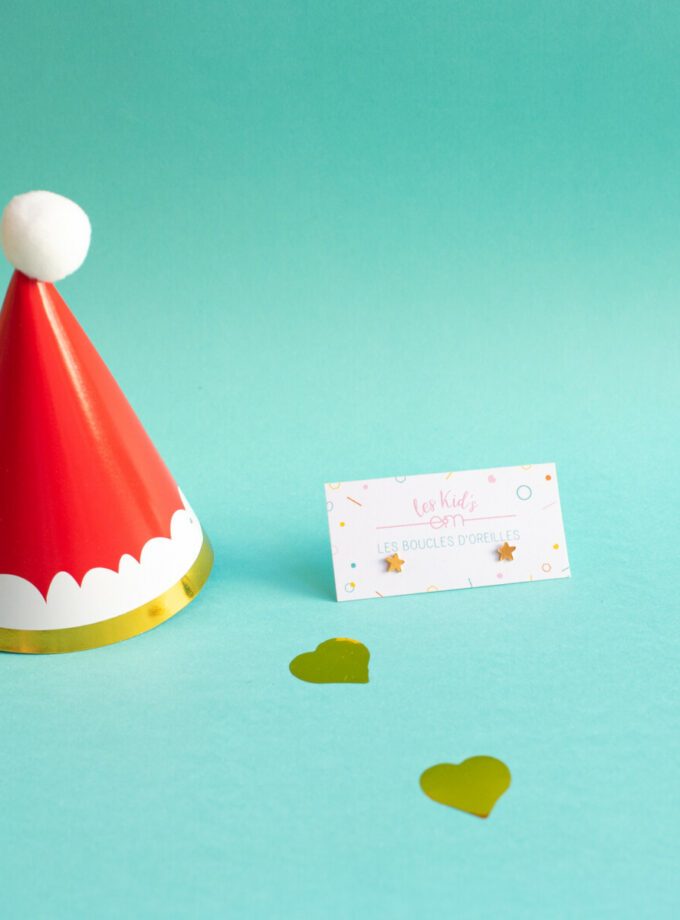 Boucles d'oreilles enfant Star