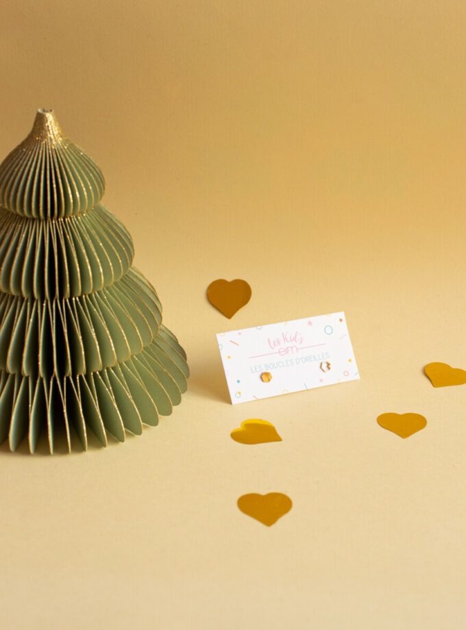 Boucles d'oreilles enfant Hexa