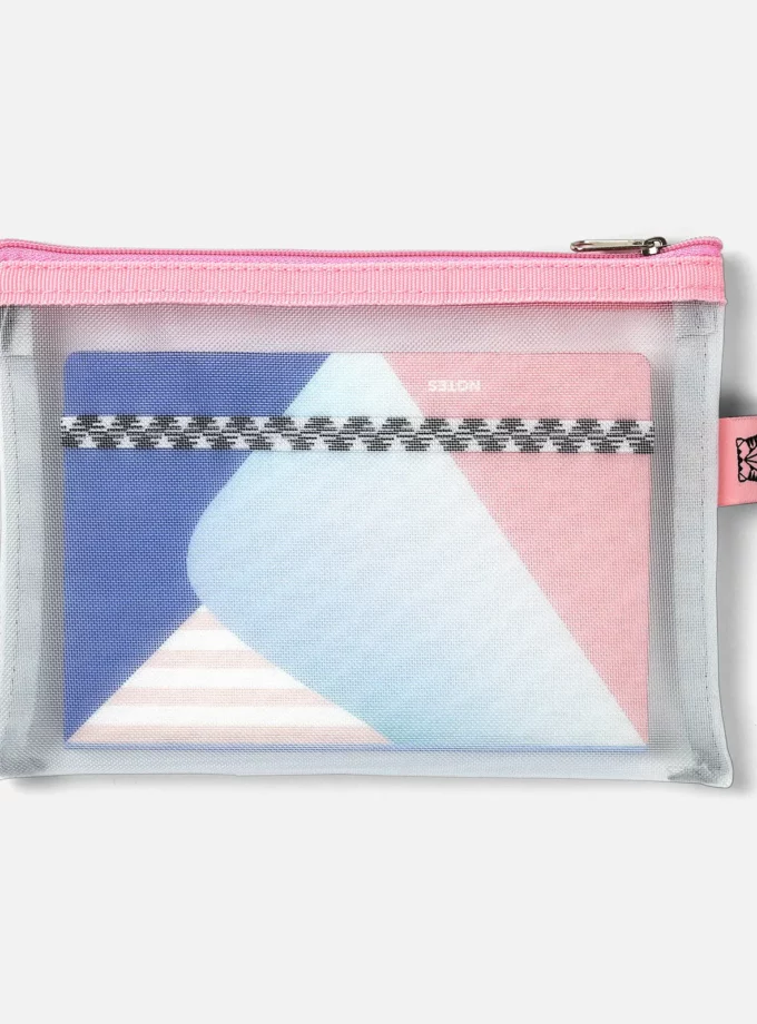 Pochette Mesh S - Bubblegum - Papier Tigre