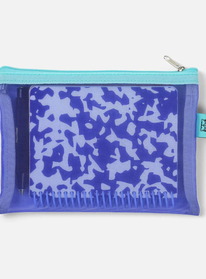 Pochette Mesh S - Aqua - Papier Tigre