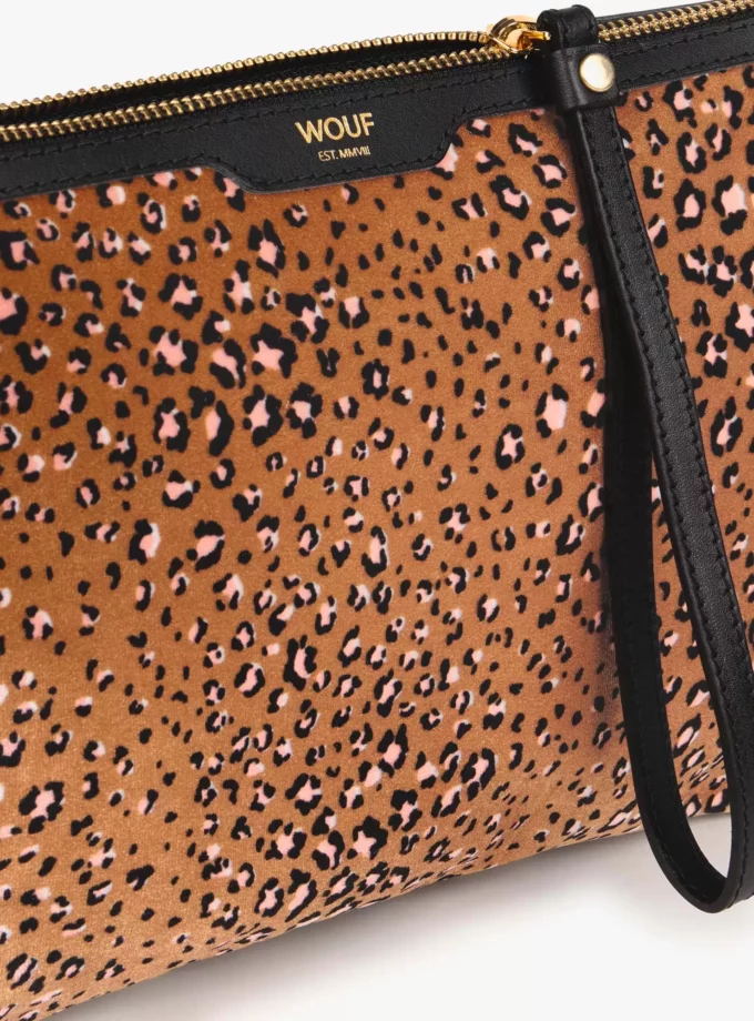 Pochette XL Bruna en velour - Wouf