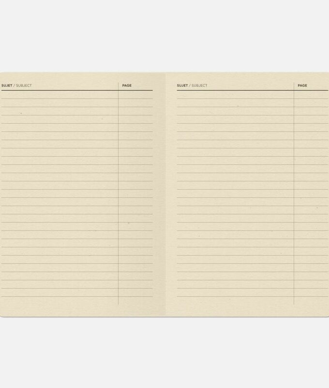 Carnet de poche A6 Écorce - ligné - Papier Tigre