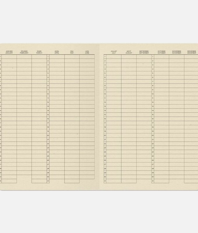 Carnet de poche A6 Écorce - ligné - Papier Tigre