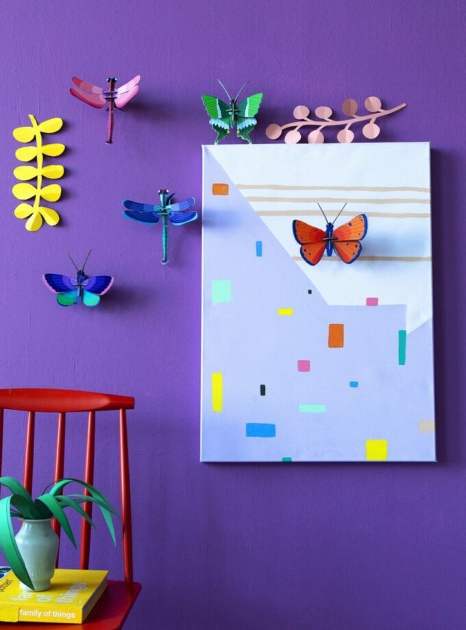 Papillon Bleu Cuivre - Studio ROOF