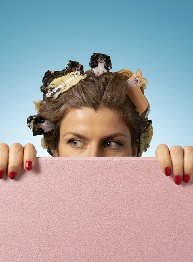 Pince à cheveux Corgi