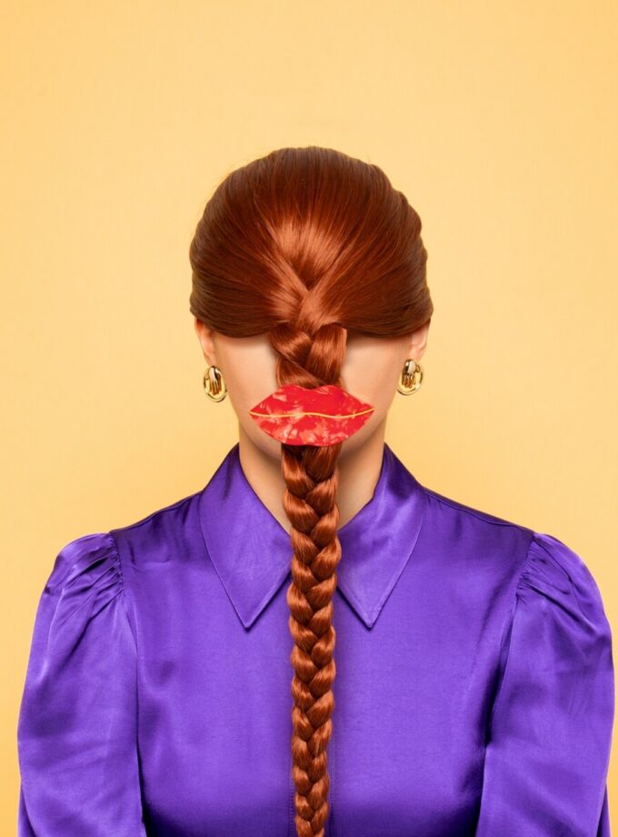 Pince à cheveux Bouche