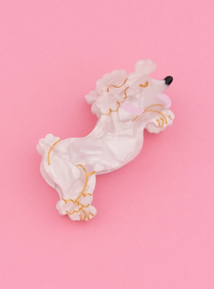 Pince à cheveux Caniche