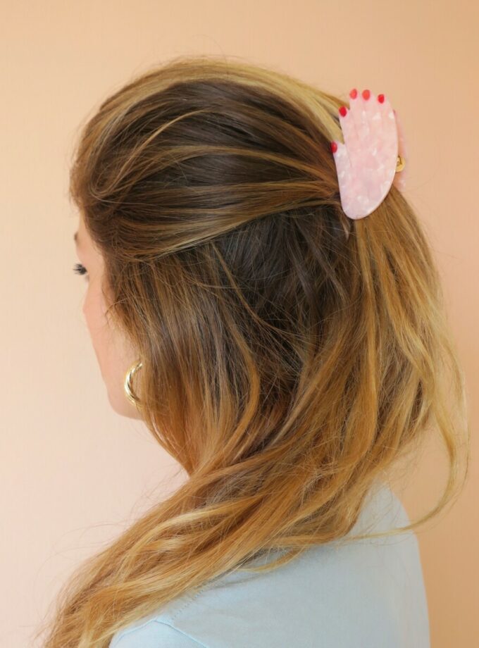 Pince à cheveux Main - Blanc