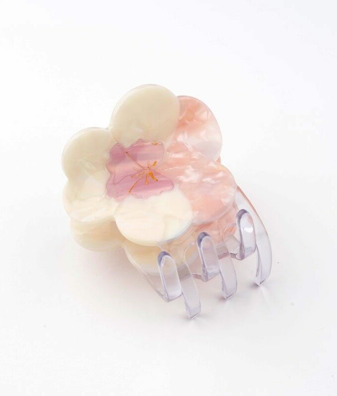 Pince à cheveux Pensée Rose