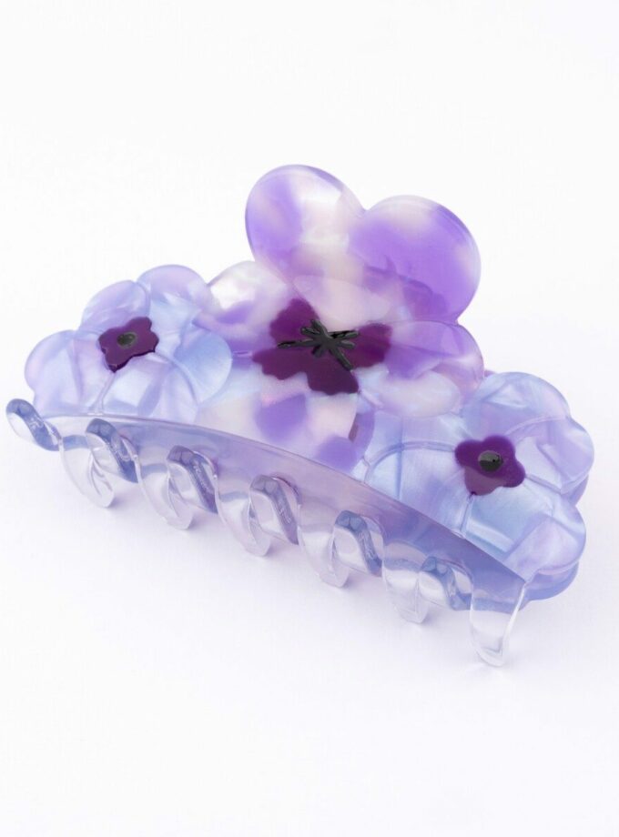 Pince à cheveux trois Pensées