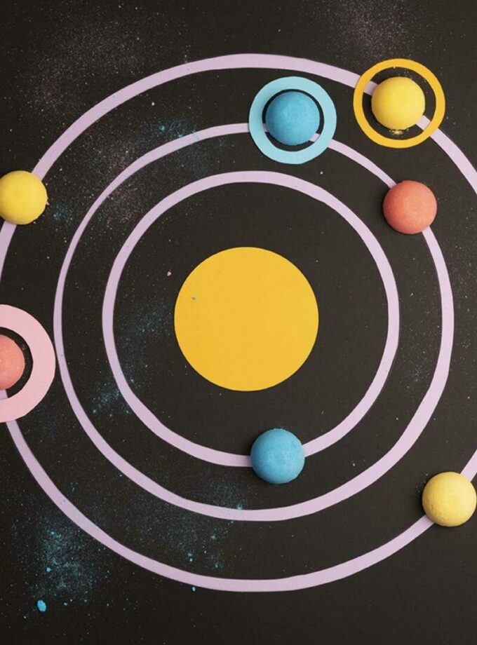 Boules de bain de l'espace