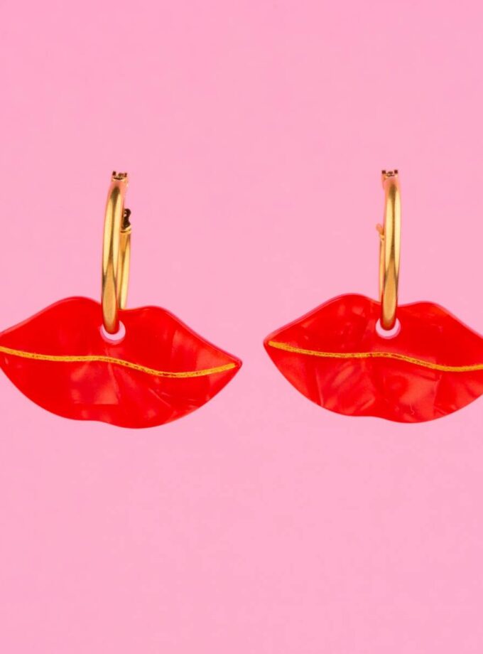 Boucles d'oreilles Bouche