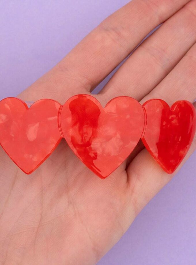 French Barrette Coeur