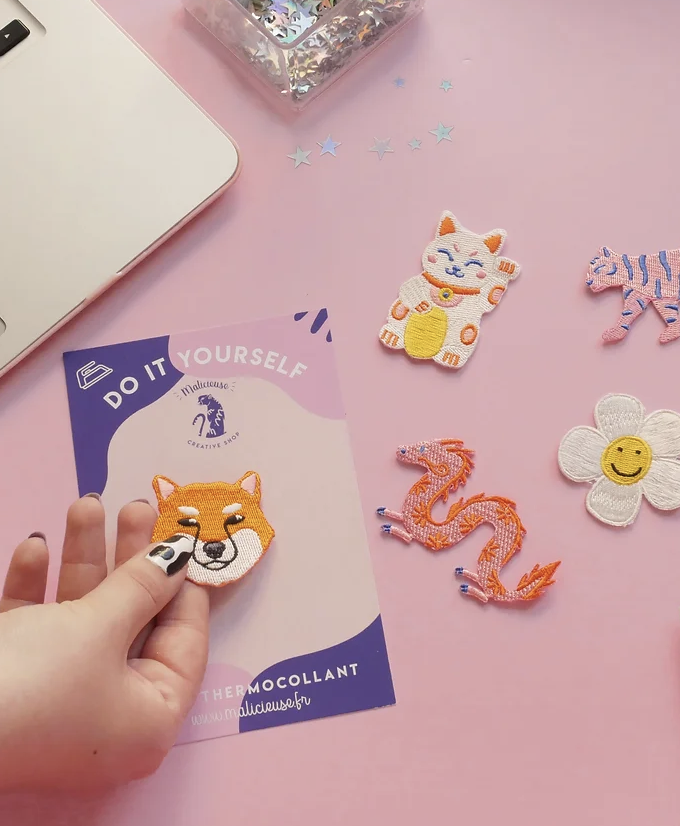 Patch thermocollant Lucky cat