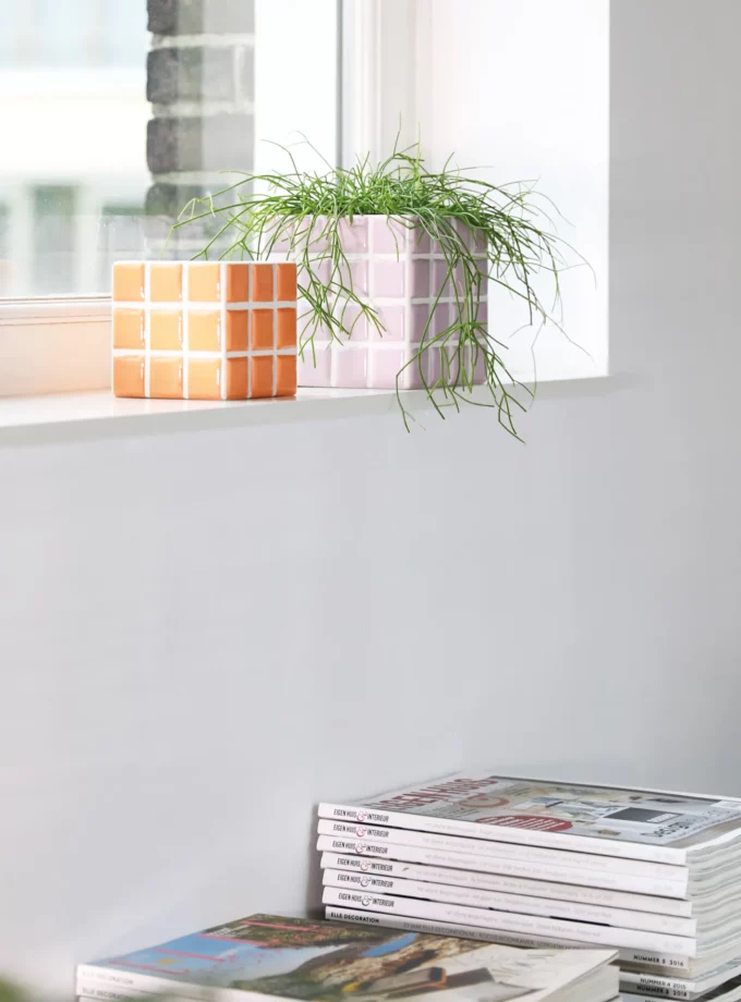 Cache pot Tile pêche