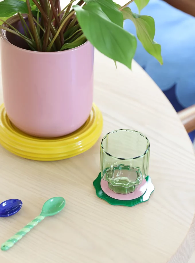 Cache pot "churros" rose