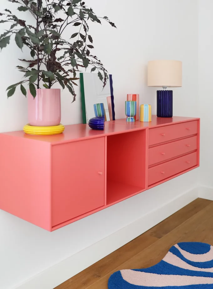 Cache pot "churros" rose