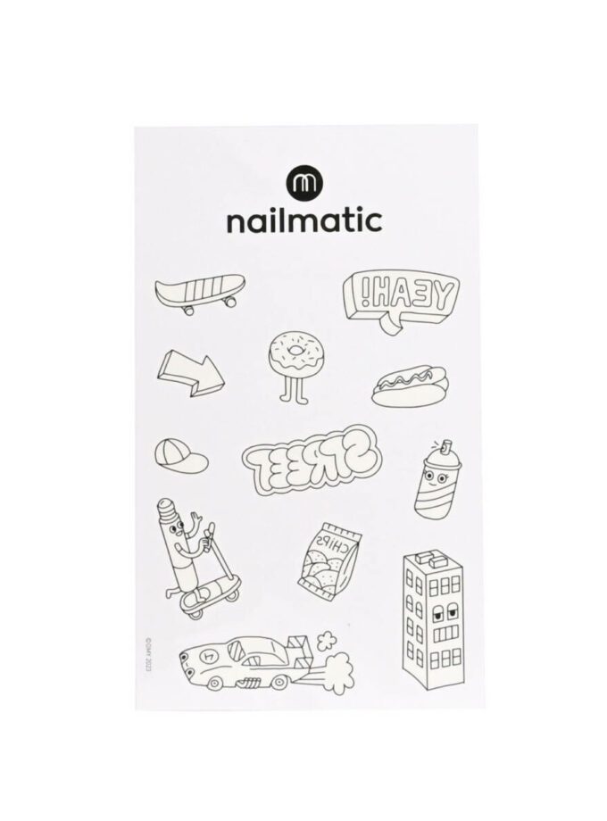 12 Tatouages à colorier - City World - Nailmatic