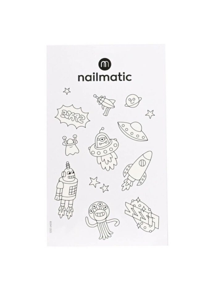 12 Tatouages à colorier - Galaxy