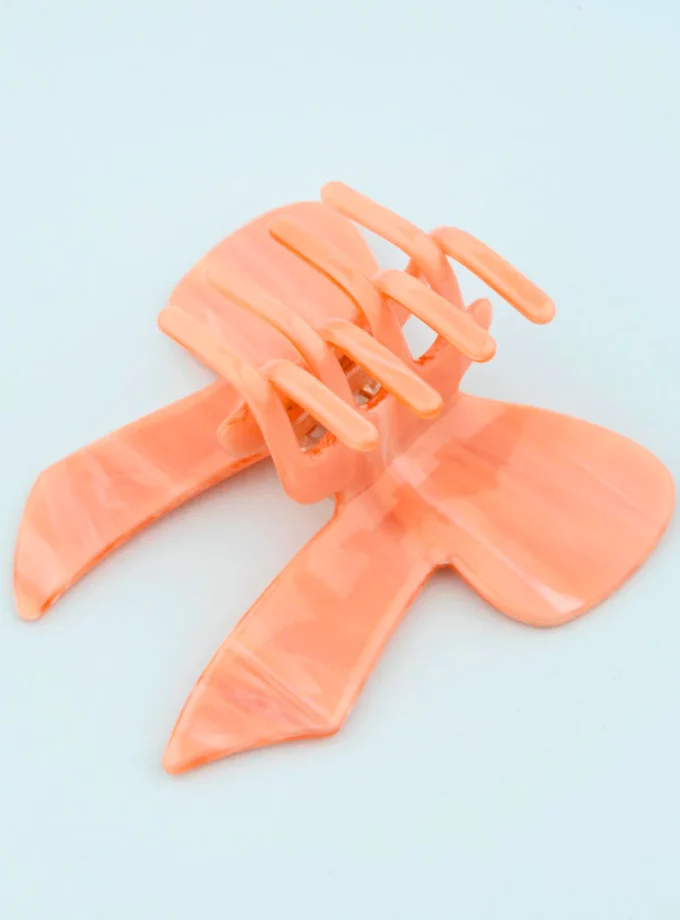 Pince à cheveux Noeud Rose