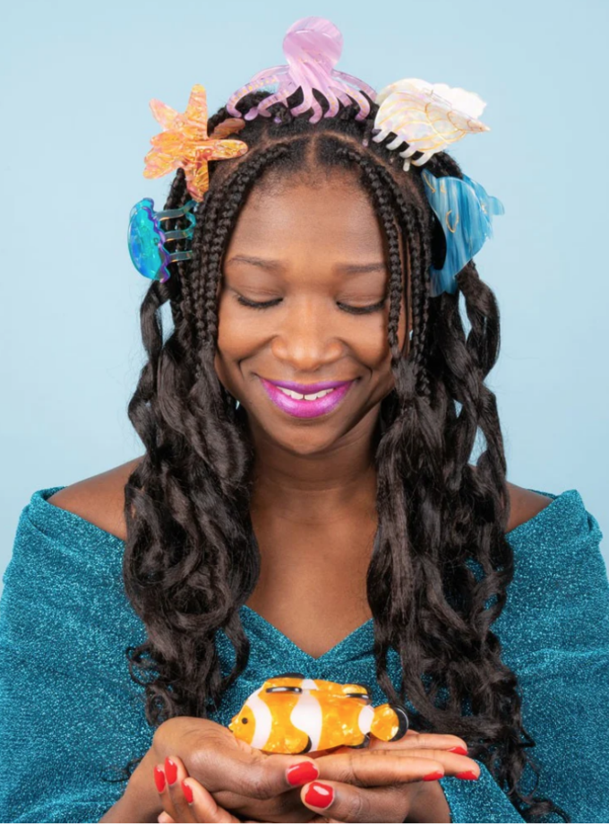 Pince à cheveux poulpe