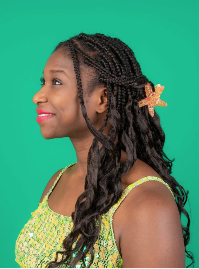 Pince à cheveux étoile de mer