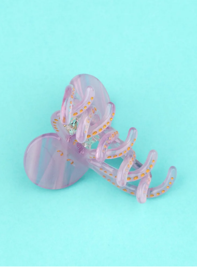 Mini pince à cheveux poulpe