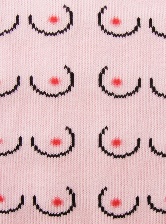 Chaussettes Seins - blanc