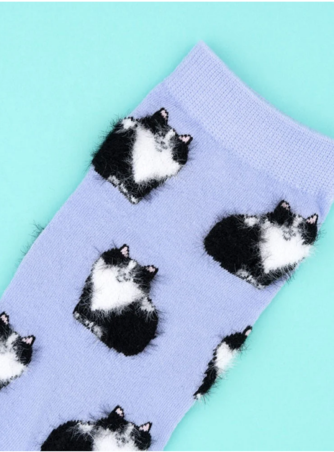Chaussettes chat - Noir & Blanc