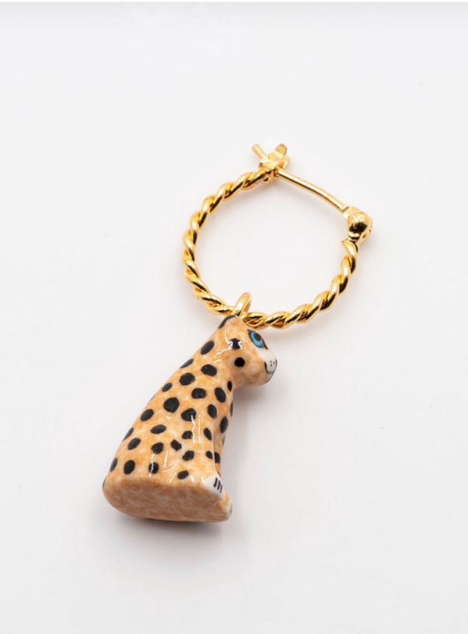 Mini créole solo  - Léopard porcelaine