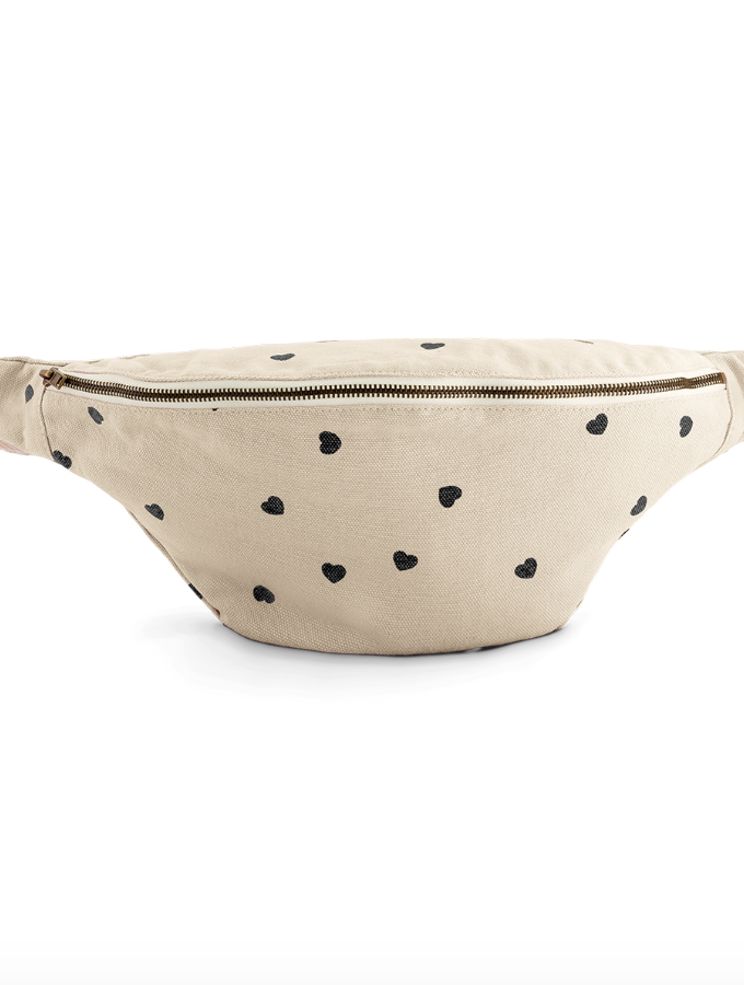 Sac banane coeur - Sable