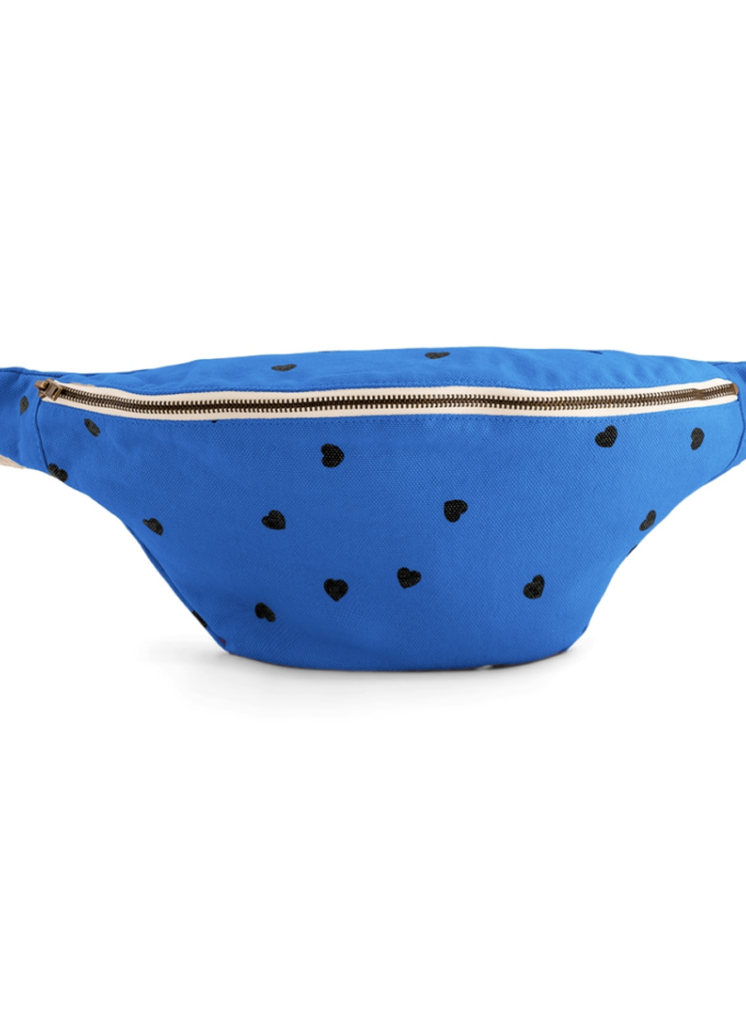 Sac banane coeur - Bleu