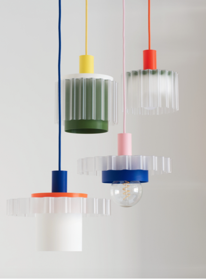 Lampe Gigi n°1 - Cable bleu