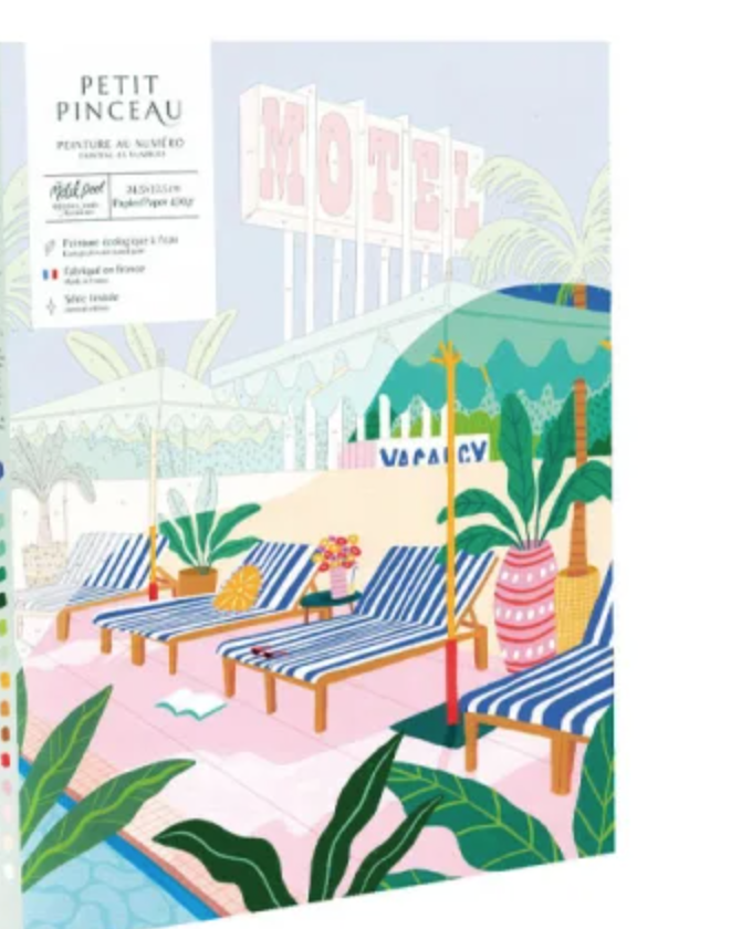 Coffret peinture - The motel pool