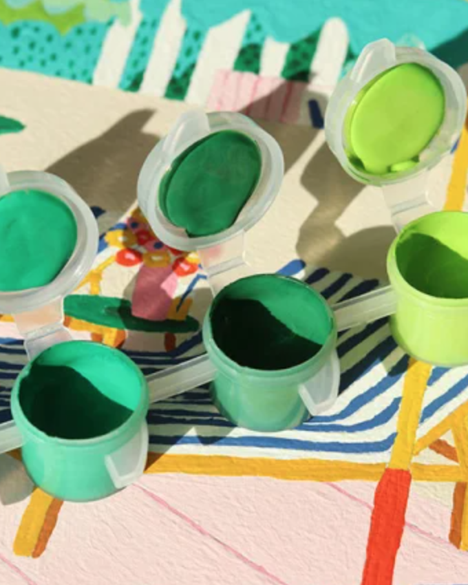 Coffret peinture - The motel pool