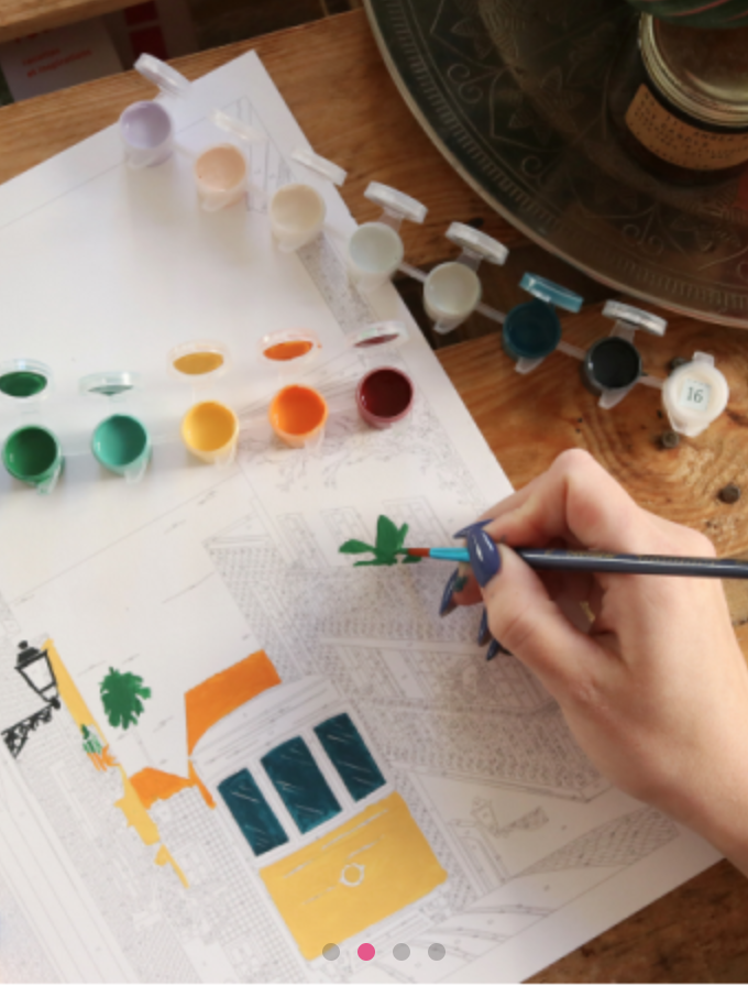 Coffret peinture -  Lisbon tram