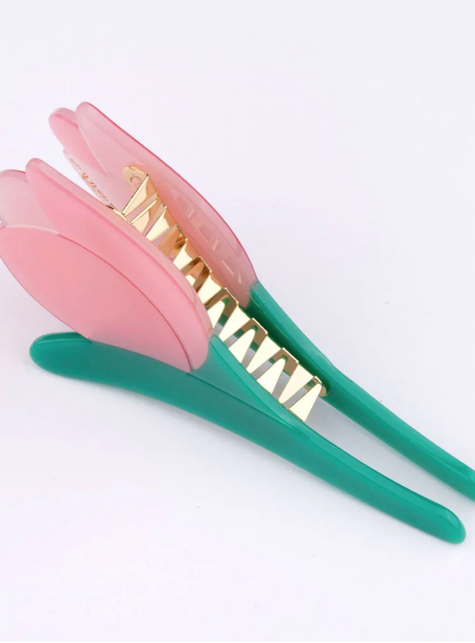Pince à cheveux tulipe