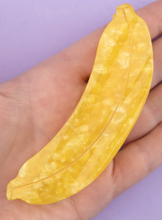 Pince à cheveux banane