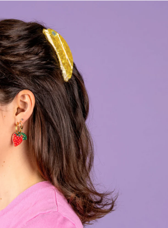 Pince à cheveux banane