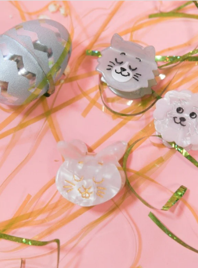 Mini pince à cheveux lapin