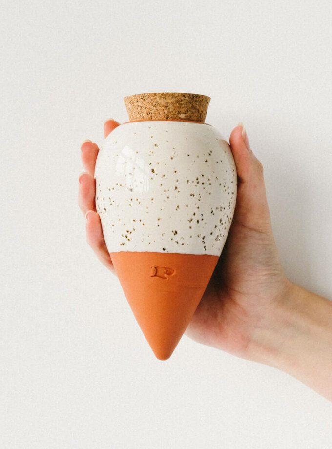 Olla hydratante - Blanc grainé