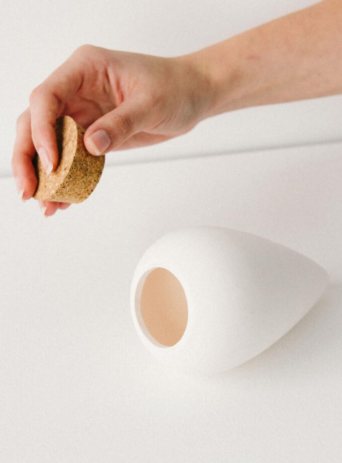 Olla hydratante - Blanc lisse