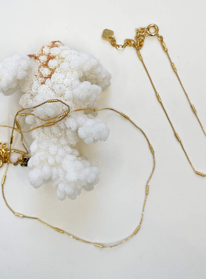 Collier Wave chaîne fantaisie - dorée