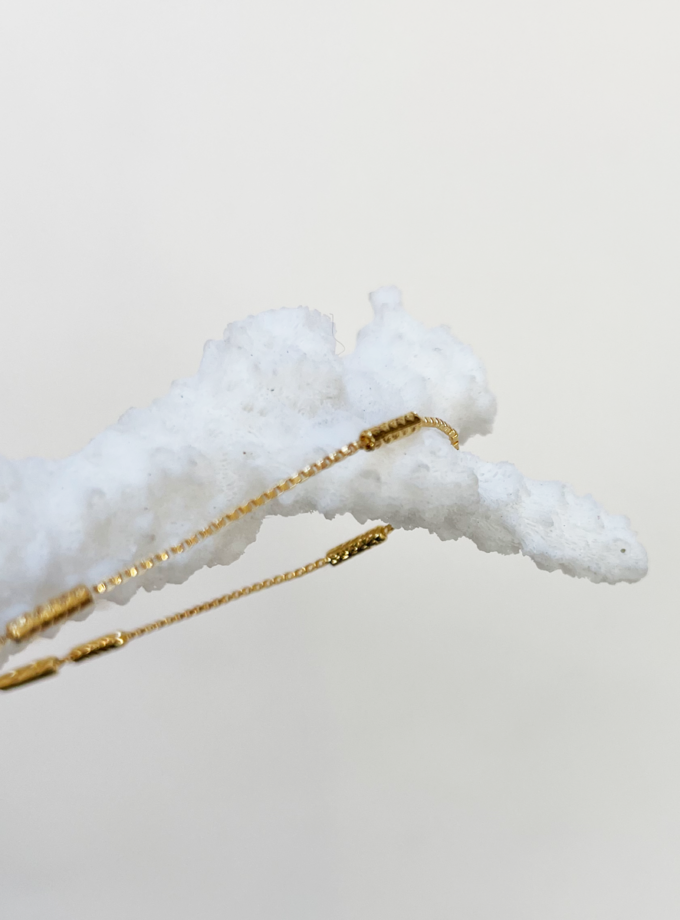 Bracelet Wave chaîne fantaisie - dorée